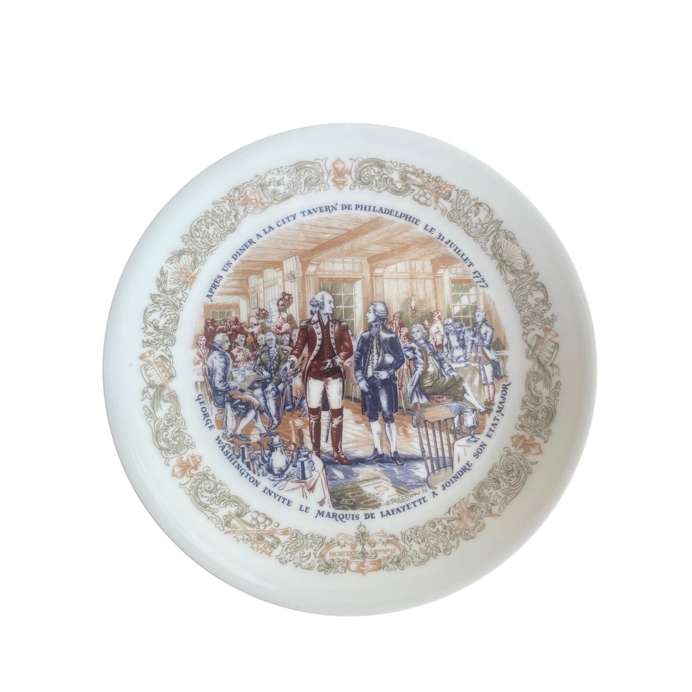 D'Arceau-Limoges Lafayette Legacy Plate III Washington & Lafayette‎ Philadelphia
